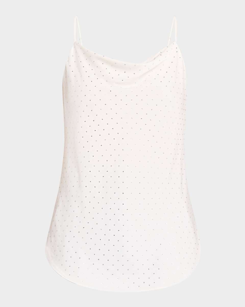 Marta Cowl-Neck Rhinstone Cami
